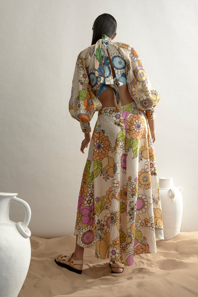 Farrah Cut Out Midi Dress