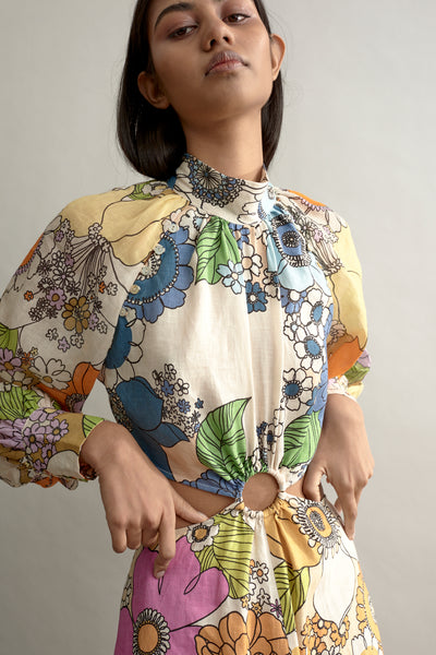 Farrah Cut Out Midi Dress