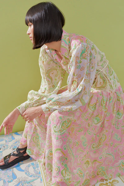 Marta Patchwork Shirtdress