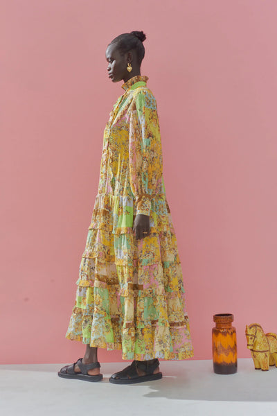 Matilde Pleat Shirtdress