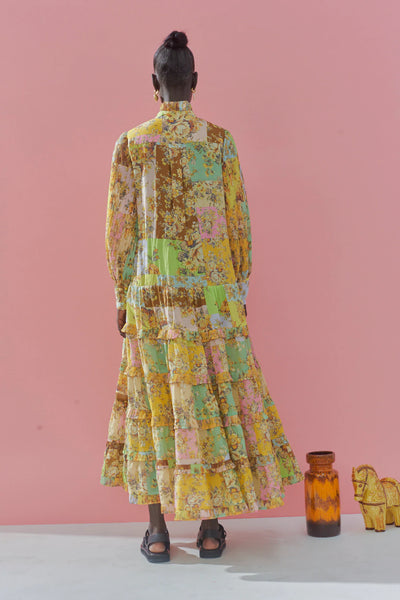 Matilde Pleat Shirtdress