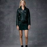 Classic Biker- Forest Green