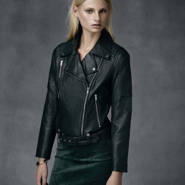 Classic Biker- Forest Green