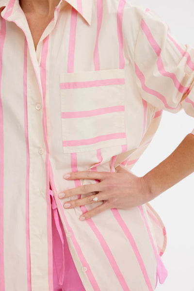 BUDDY SHIRT - BUBBLEGUM/ANTIQUE