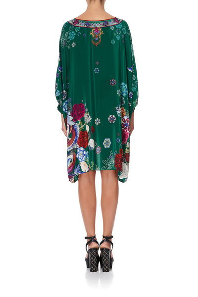 Short Kaftan W/ Cuff- Emerald’s Orbit