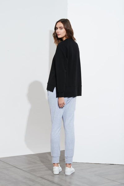 Embossed Sweat- Black