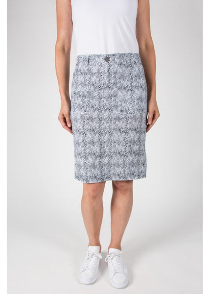 Acrobat Cobra Skirt- White/Black
