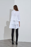 3/4 Triple Layer Shirt- White