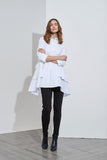 3/4 Triple Layer Shirt- White