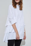 3/4 Triple Layer Shirt- White