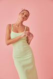 A LINE MIDI DRESS - MINT