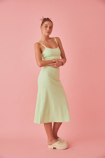A LINE MIDI DRESS - MINT