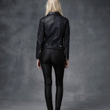 Classic Biker Jacket- Ink