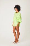 Linen Shorts Splice