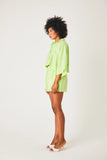 Linen Shorts Splice