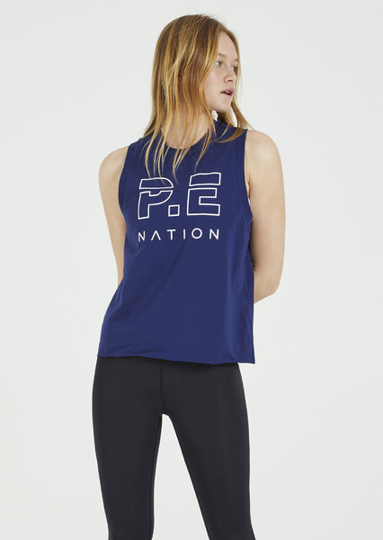 Shuffle Tank- Navy