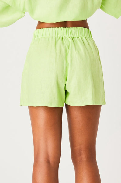 Linen Shorts Splice