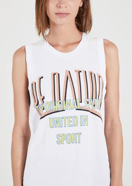 Rocket Shot Tank- White