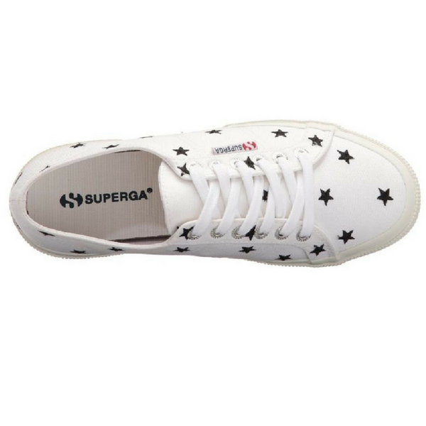 Superga Stars White Black Wilson and Hunter