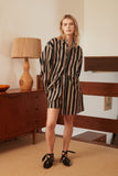 Adele Shirt in Brown/Black