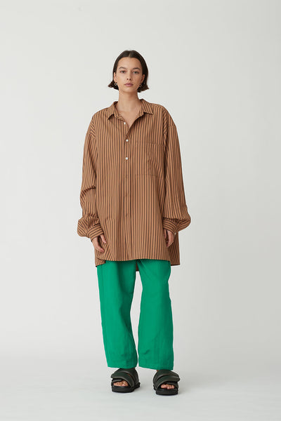 Clarence Shirt in Brown/Black