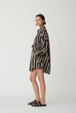 Adele Shirt in Brown/Black