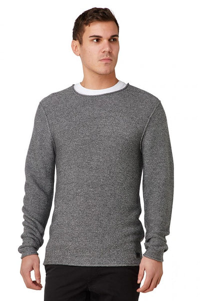 Mason Crew Knit- Black