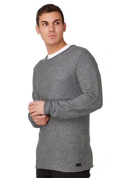 Mason Crew Knit- Black