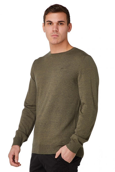 Cooper Crew Knit- Dark Army