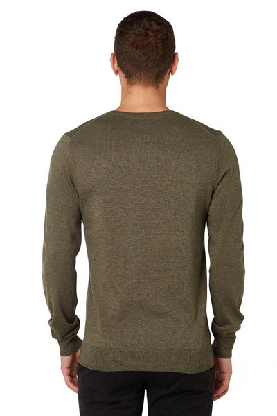 Cooper Crew Knit- Dark Army