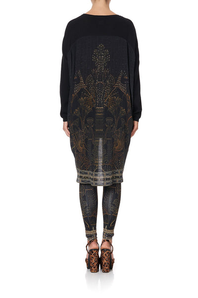 Long Sleeve Jumper W/ Print Back- Cobra King