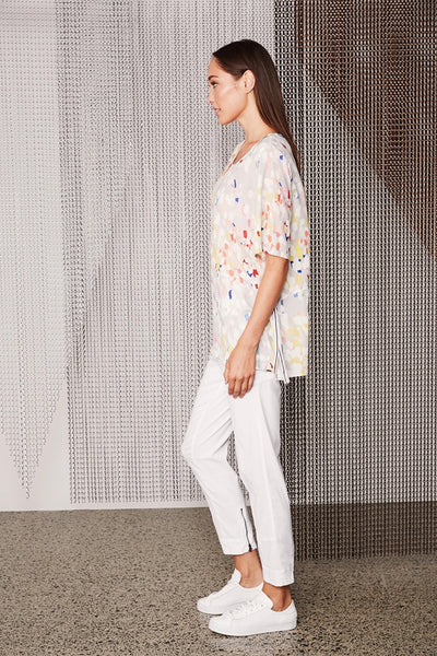 Confetti Top- silver