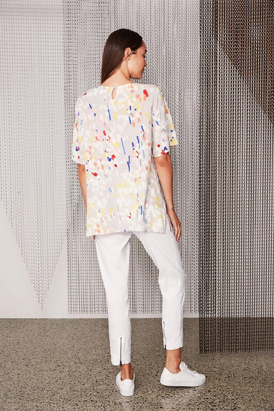 Confetti Top- silver