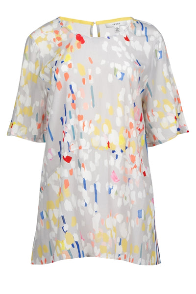 Confetti Top- silver