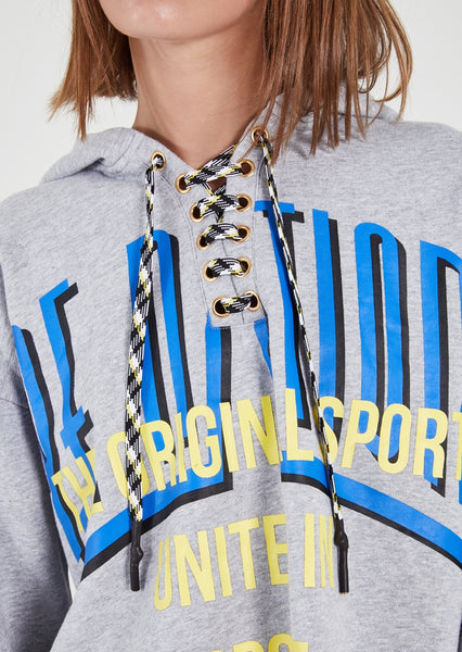 Rocket Shot Hoodie- Grey