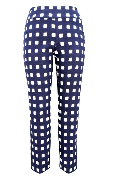 28 Inch Straight Leg Pant W/ Side Vent- Cubes