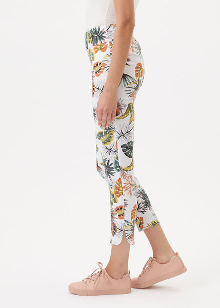 Leaf Petal Slit Pant