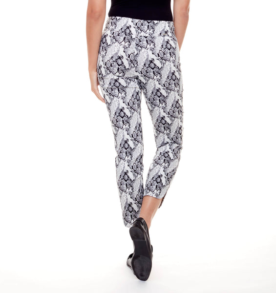Serpent Petal-Slit Slim Pant