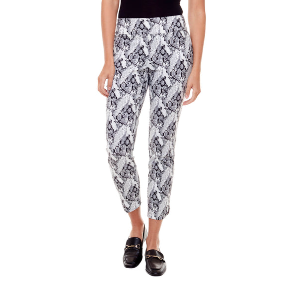 Serpent Petal-Slit Slim Pant