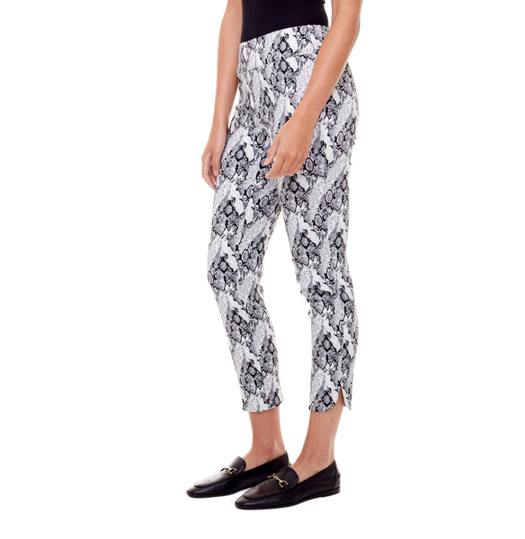 Serpent Petal-Slit Slim Pant