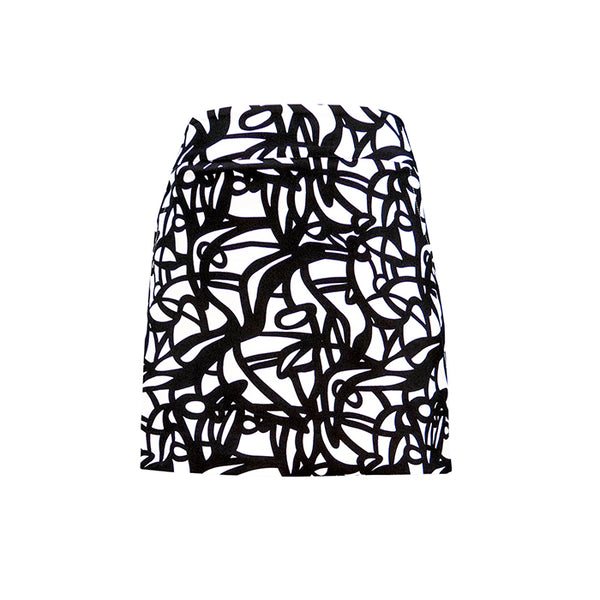 18.5 Inch Skort- Scribble