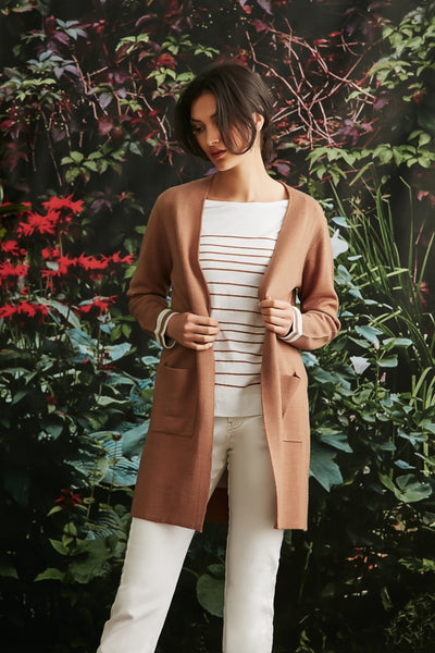 Collect Cardi Coat- Toffee