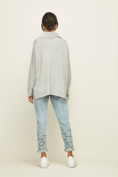 Tone Sweater- Silver