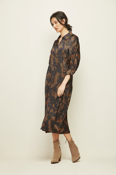Bella Print Shirt Dress