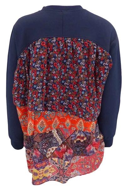 Toy Boy Sweater- Navy/Red