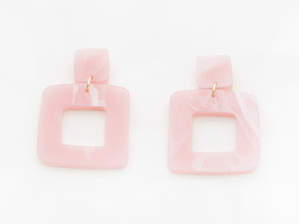 Lois Earrings- Pink