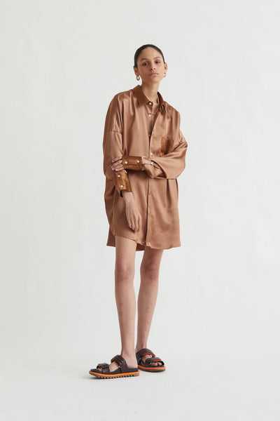 Tabby Shirt In Brown