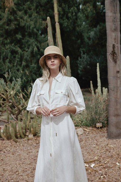 Hazel Dress- Ivory