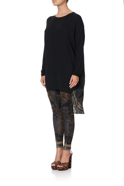 Long Sleeve Jumper W/ Print Back- Cobra King