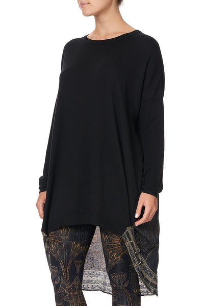 Long Sleeve Jumper W/ Print Back- Cobra King